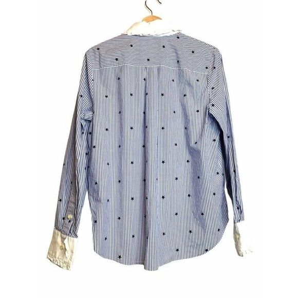 Kate Spade Broome Street Button Front Shirt small New - Picture 2 of 11